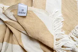 Плед-накидка Barine - Fishbone Throw Mustard 130x180 - мініатюра 3