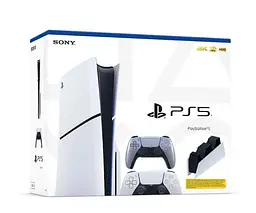 Ігрова консоль Sony PlayStation 5 Slim 1 ТБ + DualSense Sterling Silver + Charging Station - мініатюра 6