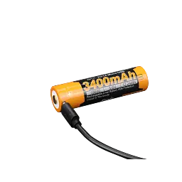 Акумулятор 18650 Fenix (3400 mAh) micro usb зарядка - мініатюра 2