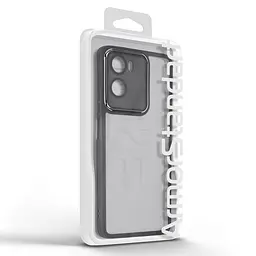 Защитный чехол для Motorola G06 4G/G06 Power 4G, Shade, черный, TPU+PC, матовый, защита всего корпуса, панель-накладка, противоударный, с высокими бортами, амортизирует удары при падениях, ArmorStandart (ARM89066) - мініатюра 3