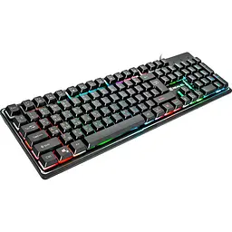Клавіатура REAL-EL Comfort 7011 Backlit Black (EL123100043) [128771] - мініатюра 2