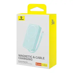 Павербанк Baseus Magnetic Mini Blue 10 000 mAh / 30 Вт (P1002210B333-00) - мініатюра 7