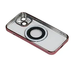 Магнітний чохол XON PhoneCase Magnetic для iPhone 14 (PCMC1114100P 8215) Рожевий/Прозорий - мініатюра 4