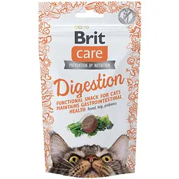 Ласощі для котів Brit Care Cat Snack Digestion з тунцем, фенхелем та ламінарією 50 г