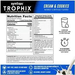 Протеїн Syntrax Trophix Creamy Cookies 2270 г - мініатюра 2