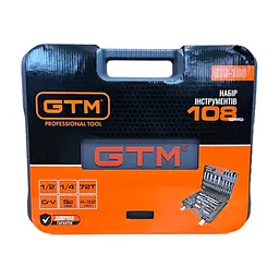 Набір інструментів GTM у кейсі 1/2-1/4" 4-32 мм, 108 шт. (GTS-108) - мініатюра 5