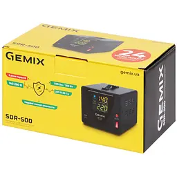 Стабілізатор напруги Gemix SDR-500 500 ВА/350 Вт Ступінчастий - мініатюра 3