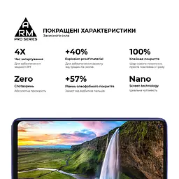 Захисне скло на Motorola G10 Play з олеофобним покриттям, Pro, повне проклеювання, антистатичний і пиловідштовхуючий шар, 9H, самоклеючеся, 2.5D, на весь екран, антистатичний клей, ArmorStandart (ARM58086) - мініатюра 4