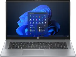 Ноутбук HP Probook 470-G10 17.3' FHD IPS AG, Intel i5-1335U, 16GB, F512GB, NVD550-2, DOS, сріблястий (8A4Y8EA)