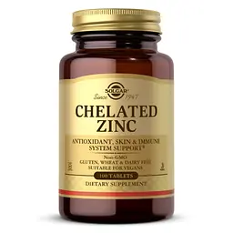 Хелатний цинк, Chelated Zinc - 100 tabs