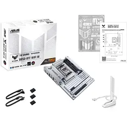 Материнська плата ASUS TUF GAMING B850-BTF WIFI WHITE (TUF GAMING B850-BTF WIFI W) (Socket AM5, AMD B850, ATX) - мініатюра 11