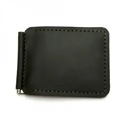 Шкіряний затиск для грошей Gofin 11,5х8,5 см acs0011955