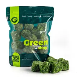 Заморожений шпинат Green Shop листовий 500 г