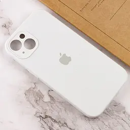 Чохол Silicone Case Full Camera Protective AA для Apple iPhone 13 6.1" Білий / White - мініатюра 4