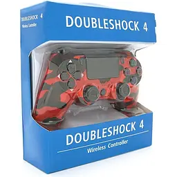 Геймпад джойстик DoubleShock Wireless PS4 Vibration Dualshock 4 Red-Haki - мініатюра 6