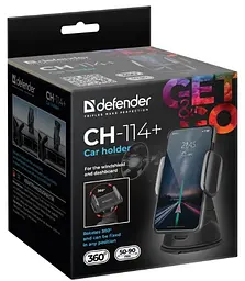 Автотримач Defender Car holder CH-114+ чорний (29114) (6869957) - мініатюра 10