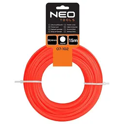 Жилка косильна Neo Tools 2.4мм, 15м (07-102) - мініатюра 5