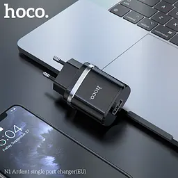 Зарядний пристрій Hoco Ardent single port charger N1 1 USB 12 W білий - мініатюра 5