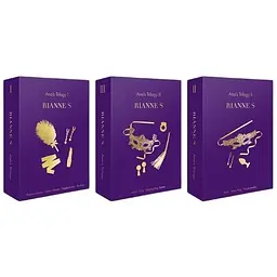 Подарунковий набір Rianne S Ana's Trilogy Set III: ерекційне кільце, ажурна маска, пестис, батіг - мініатюра 8