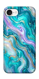 TPU чехол Demsky Mermaid marble для Apple iPhone 16e (6.1")