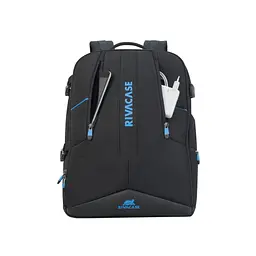 Рюкзак для ноутбука RivaCase 17.3" 7860 Black (7860Black) - мініатюра 9