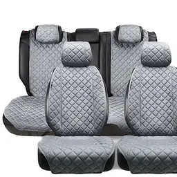 Накидки для сидінь Алькантара Verona Premium L Комплект Сірі (Оригінал)