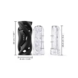 Мастурбатор Dorcel Deep Blow чорний - мініатюра 3