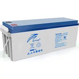 Акумулятор Ritar AGM DC12-200, Gray Case, (12V 200Ah)