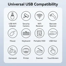Дата кабель USB 2.0 AM/AF 15.0m Active black Vention (CBKBN) - мініатюра 7