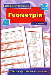 Довідник у таблицях. Геометрія. 7–11 класи