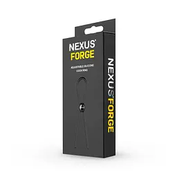 Ерекційне кільце Nexus Forge Single Adjustable Lasso Black - мініатюра 3