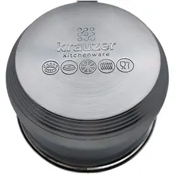 Ківш Krauzer LKA-187HSOCO-12S з кришкою 12х7.5 см 0.6 л (78010) - мініатюра 2