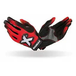 Рукавички для кросфіту MAD MAX Crossfit MXG 101, Black/Red - XXL