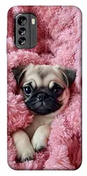 TPU чохол Demsky Мопс у ніжностях для Nokia G60
