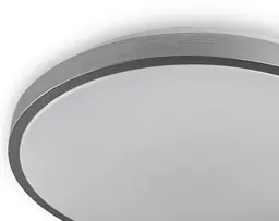 Стельовий світильник Ring матовий 30W 395 x 60 мм 4000К срібний - мініатюра 7
