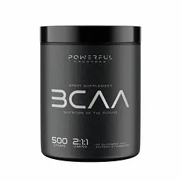 Амінокислота BCAA Powerful Progress BCAA 2: 1: 1, 500 грам - Полуниця