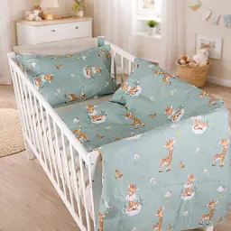 Дитяча постільна білизна LITTLE KIDS Poplin Line Kids Giraffe (2200012788707)