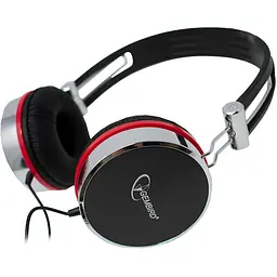 Навушники Gembird MHS-903 Black-Red-White (MHS-903) - мініатюра 2