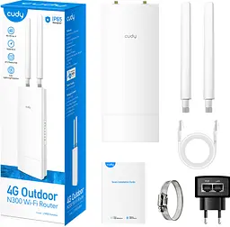 Маршрутизатор Cudy LT400 Outdoor, 4G LTE Cat 4 N300 Wi-Fi Router - мініатюра 5