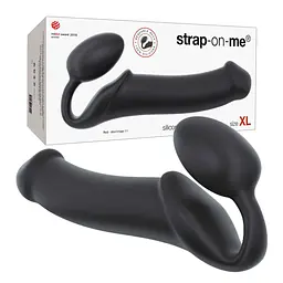 Безремневий страпон Strap-On-Me XL 25.5 см чорний - мініатюра 2