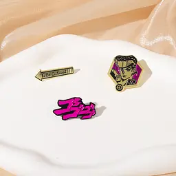 Значок Неймовірні пригоди ДжоДжо JoJo's Bizarre Adventure CH JJ BA 05 - мініатюра 2