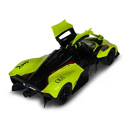 Автомодель - ASTON MARTIN VALKYRIE (жовтий, 1:18) TechnoDrive 250937AMVKLG - мініатюра 2
