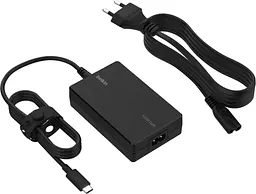 Зарядний пристрій мережевий 100Вт USB-С GAN PD PPS кабель USB-C 2м чорний OEM Belkin teh0018806