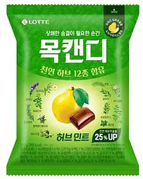 Цукерки Lotte фруктово-трав'яні (айва -12 трав) 217 г