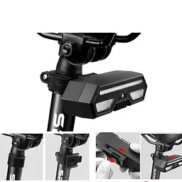 Трекер GPS велосипедний V03B Bike Tacker+Auto Tail Light 2in1 SIM (4GLTE+3GWCDMA+2GGSM) 140/2400mAh Black - мініатюра 6