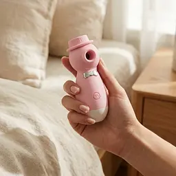 Вібратор вакуумний кліторальний Lilo USB медичний силікон 10,6x3,89 см Рожевий - мініатюра 2