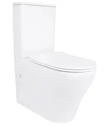 Унітаз підлоговий Qtap Virgo Ultra Quiet з сидінням Slim Duroplast/ Soft-close/ Quick Release QT18226092AW