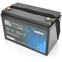 Акумуляторна батарея для ДБЖ Merlion LiFePO4 12 V / 100 А*ч (LFP12-100US)