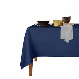 Набір скатертина з серветками DARK BLUE & SMOKY COSAS (4822052073797)