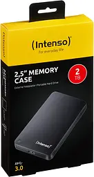 Зовнішній жорсткий диск Intenso HDD 2 TB Memory Case USB 3.0 Black (6021580) - мініатюра 3